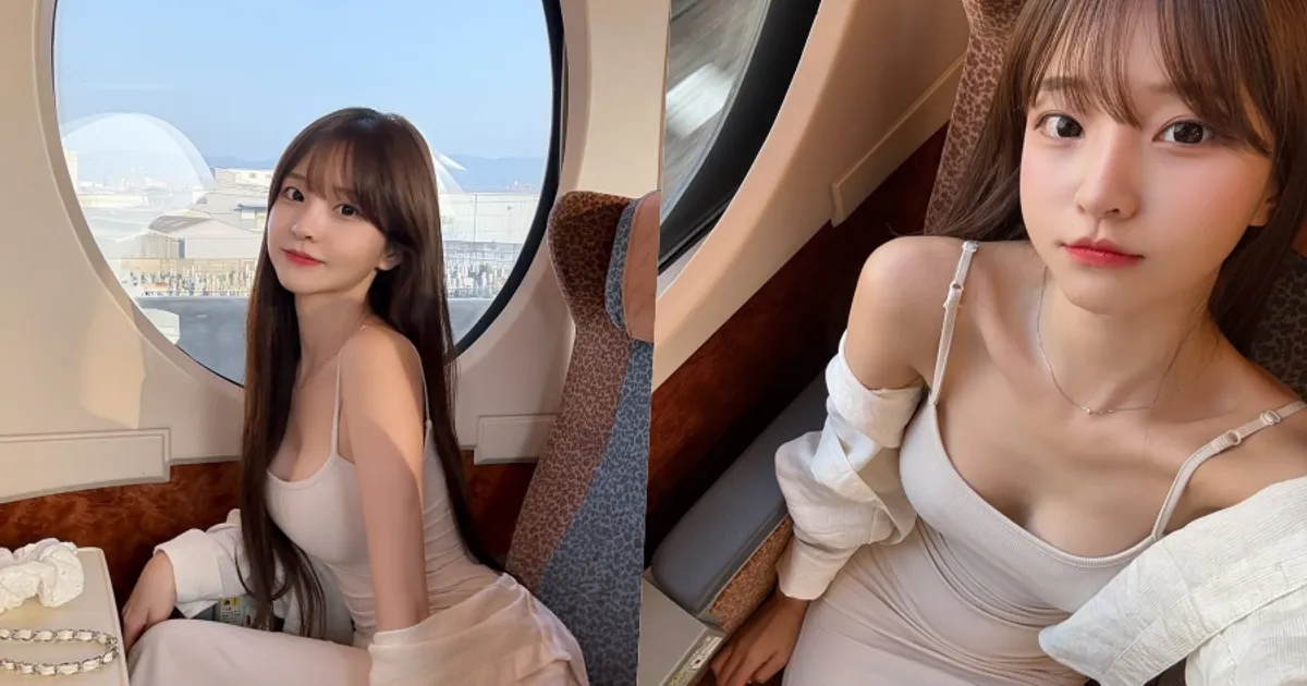 박민정, 누드톤 미시룩 입고 섹시미 폭발…"내가 선물이야"