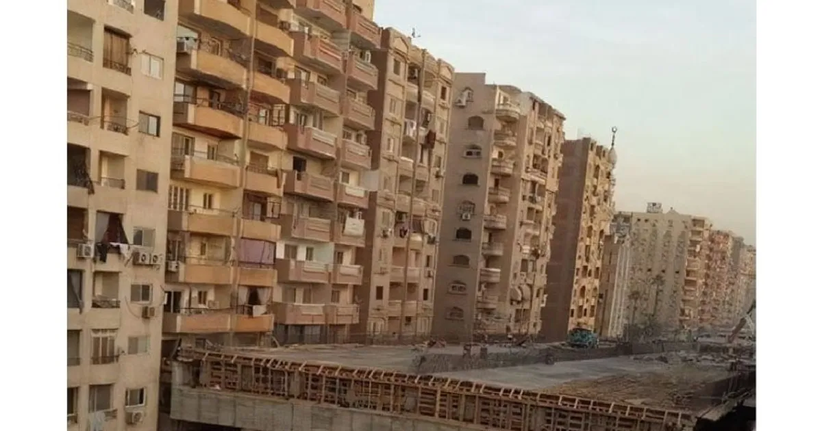 이집트 카이로의 새로운 고가다리