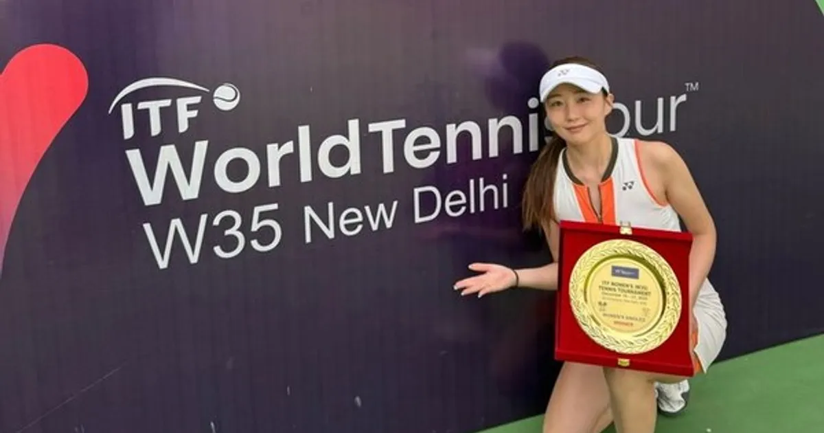 박소현, ITF 인도 국제여자테니스 대회 단식 우승