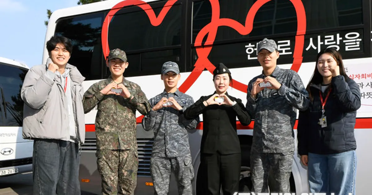 해군교육사, 병오년 새해 1월 7일부터 2일간 '사랑의 헌혈운동' 실시