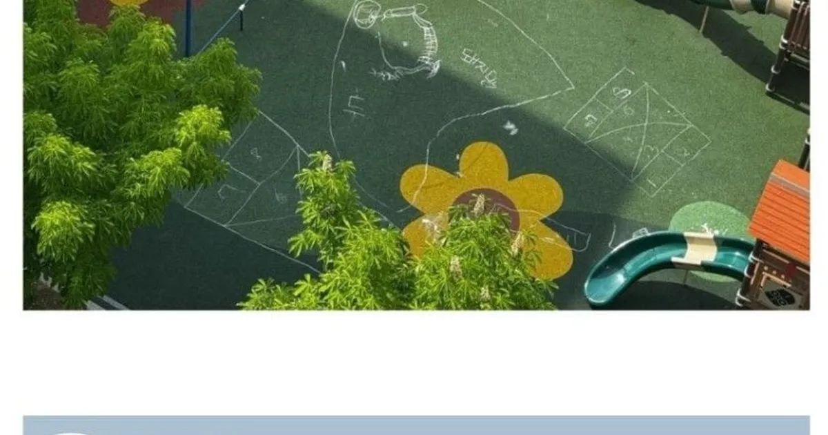 놀이터 바닥 낙서 논란.jpg,,