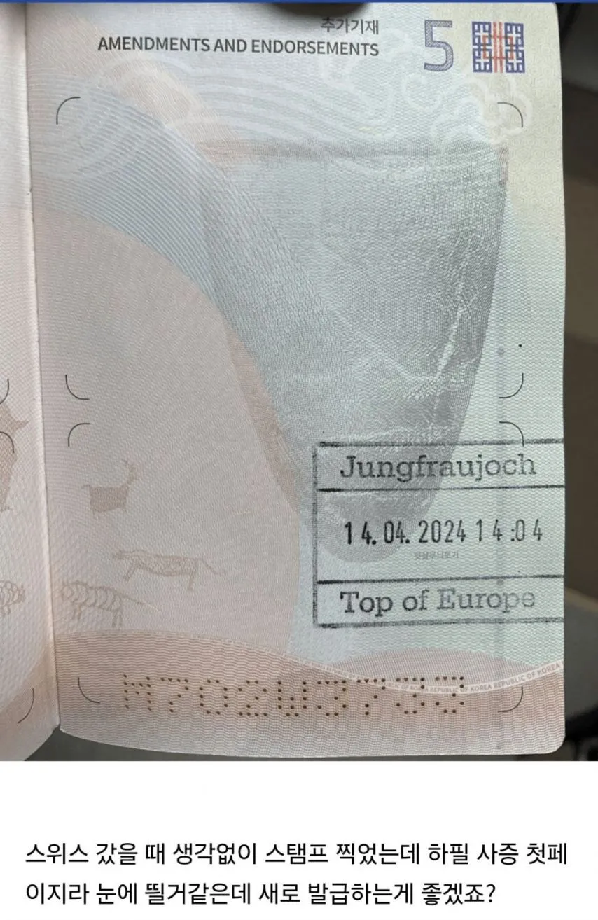 의외로 상당히 흔하다는 여권 훼손 사례