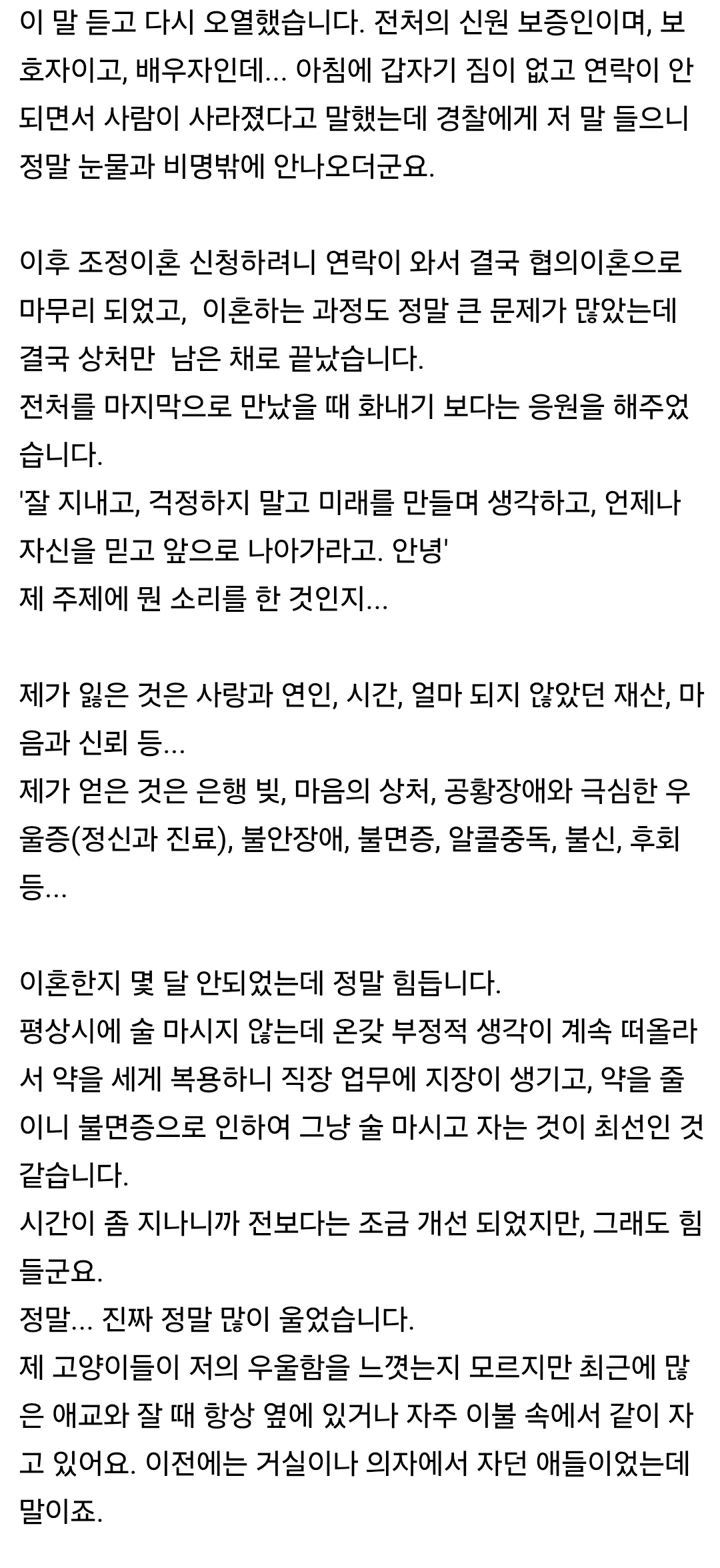 국제결혼 후기 올립니다. (이혼 엔딩) 7