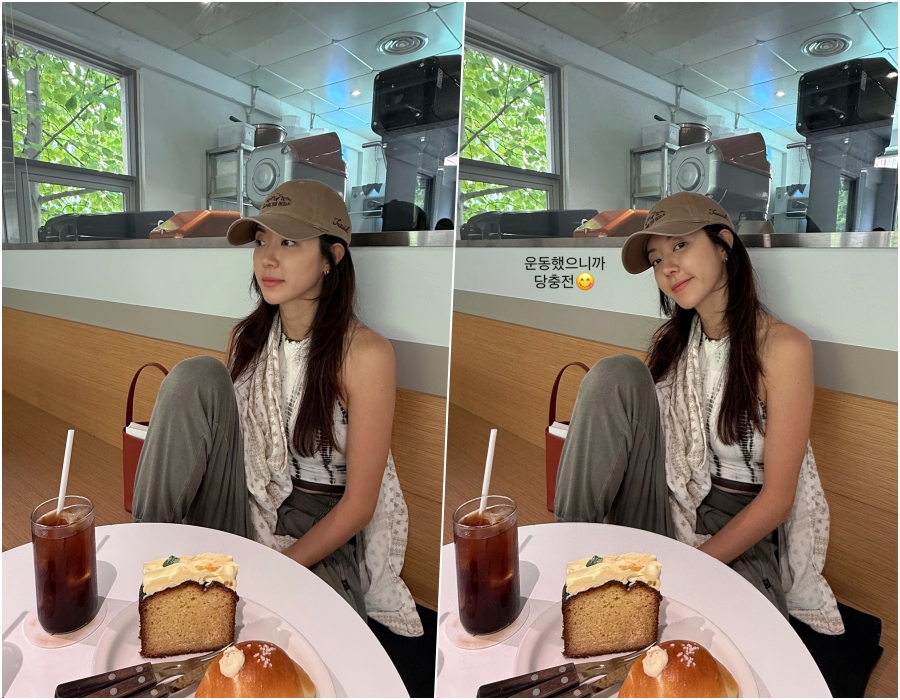'남편 논란' 박한별, 요가로 마음 수련 중? "맛있게 먹을라고 운동하는 느낌"