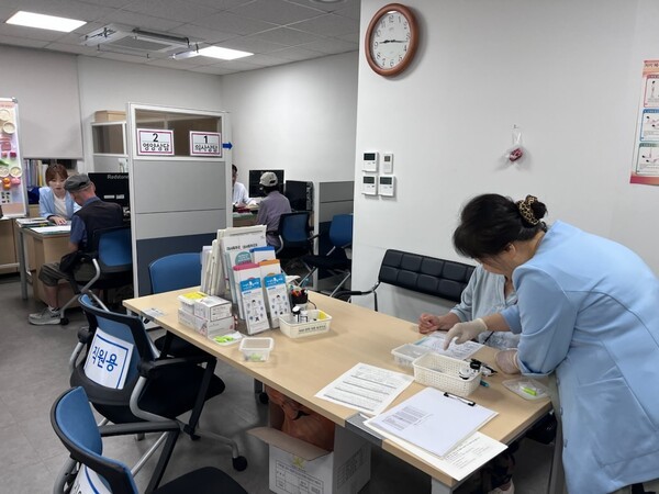 토요열린 보건지소 운영 모습(사진제공=성북구청)