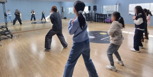 직업 체험 현장 댄서 (사진제공=송파구청)