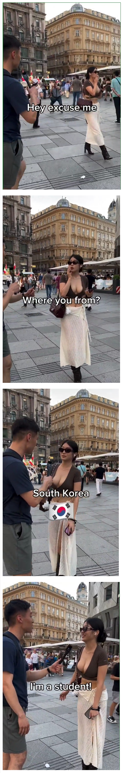 해외에서 화제인 한국 유학생 처자