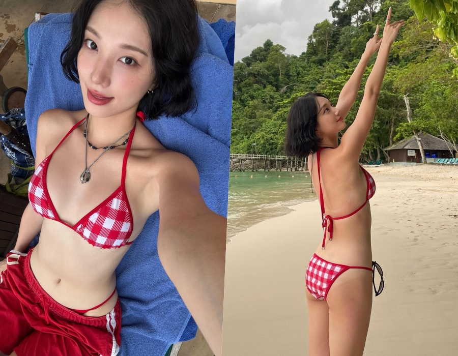 걸그룹 출신 김민경, 슬렌더 몸매로 컬러풀 비키니도 완벽 소화 "잊지 못할 것"