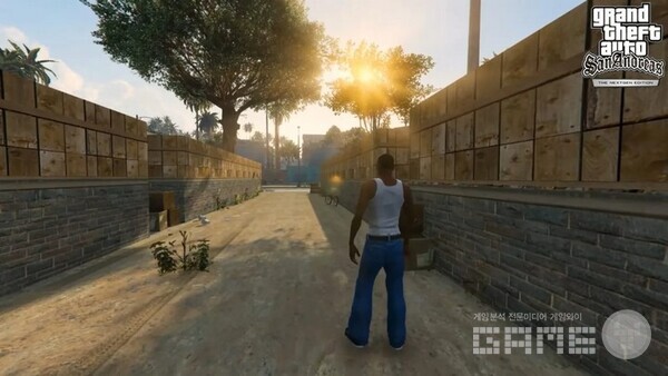 GTA 산 안드레아스 넥스트제너레이션 에디션 / 유튜브 캡쳐