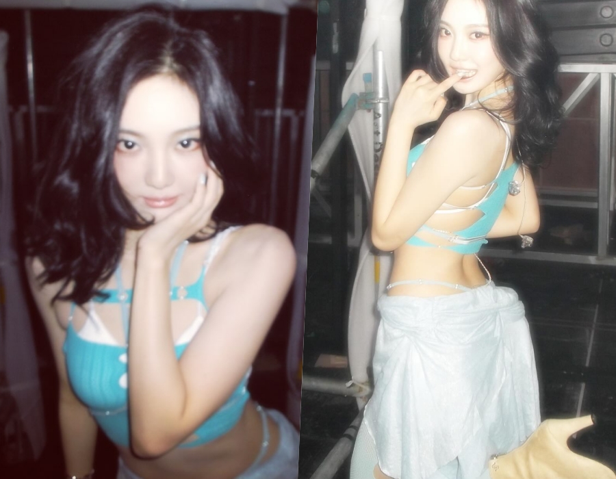 닝닝, 자스민인 줄 알았어…여기저기 뻥 뚫린 의상도 완벽 소화한 초슬렌더