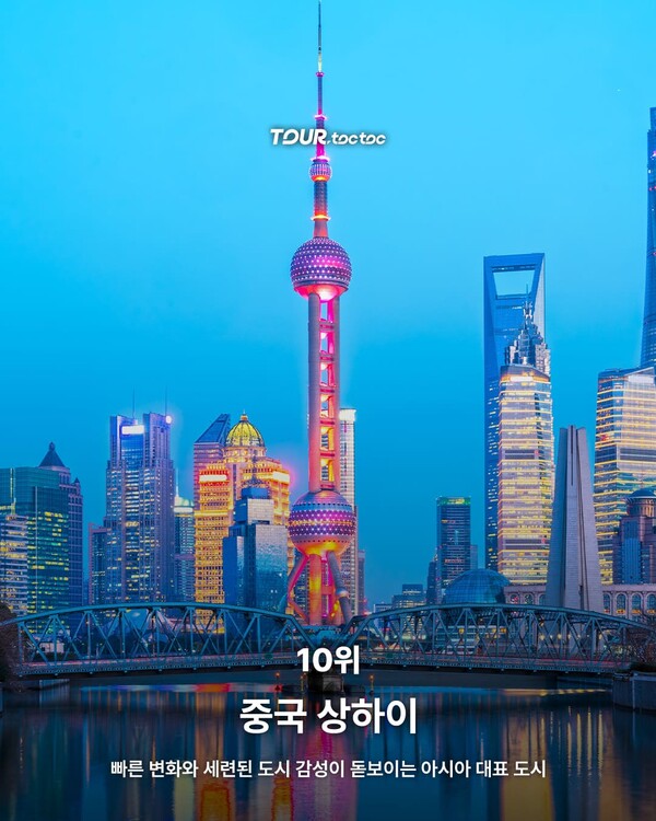 전세계 Z세대가 꼽은 살기 좋은 도시 TOP10 / ⓒ여행톡톡