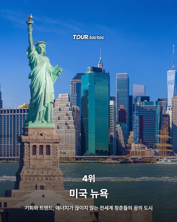 전세계 Z세대가 꼽은 살기 좋은 도시 TOP10 / ⓒ여행톡톡