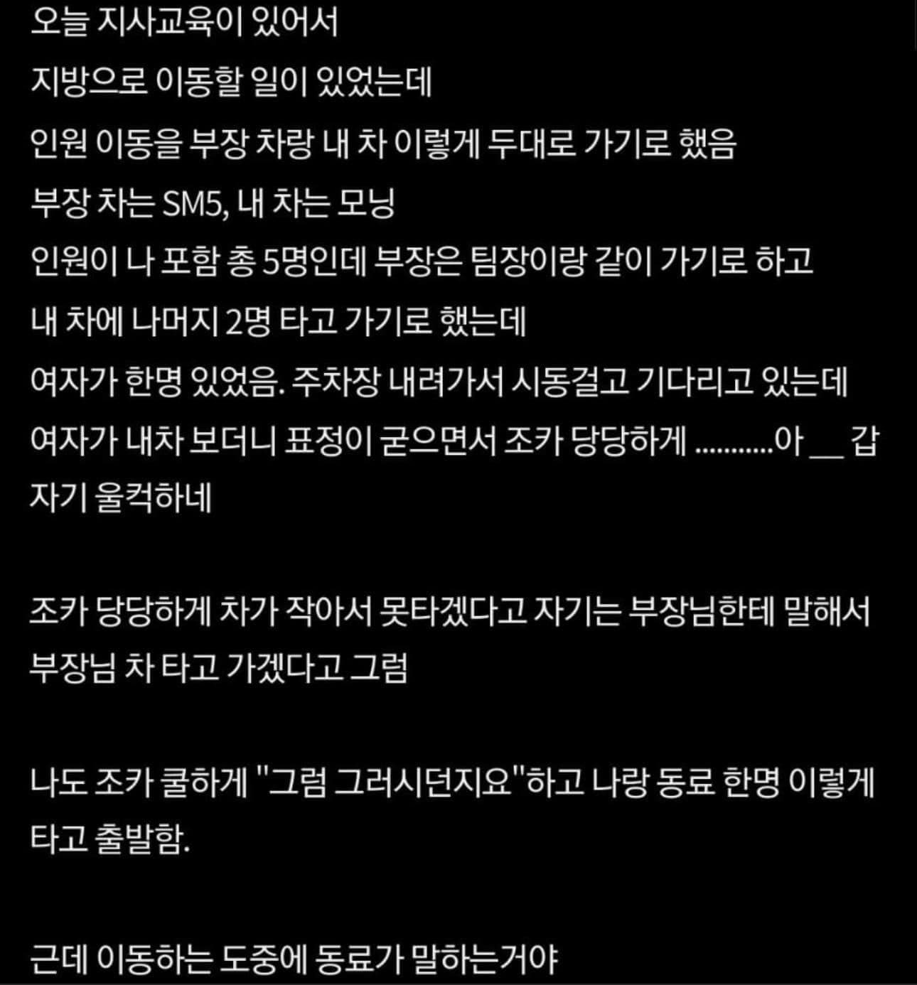 차 ㄸ지던 여자의 최후.jpg