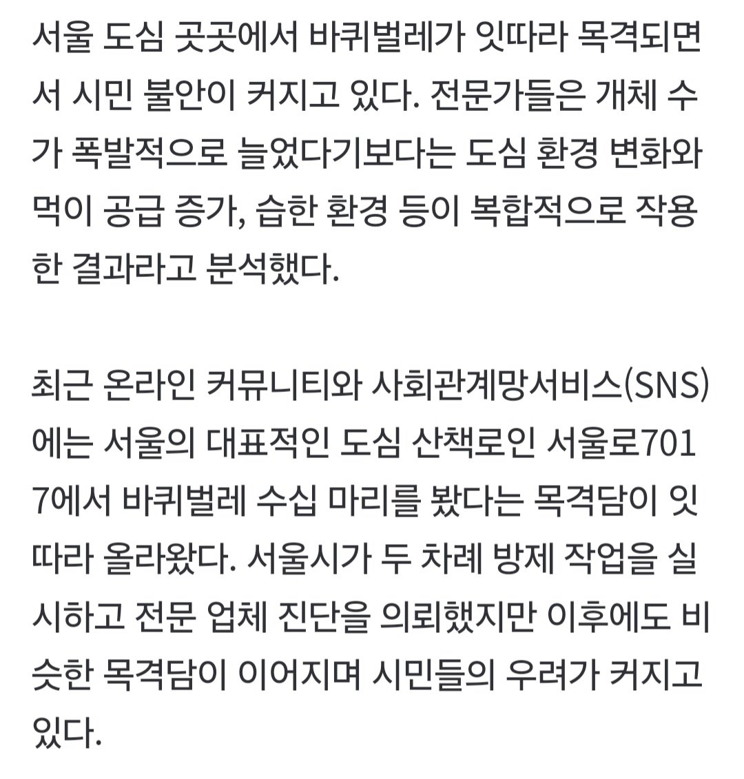 1000014252.jpg 바퀴벌레 창궐 ‘3요소’ 갖춘 서울…살충제도 안 통한다