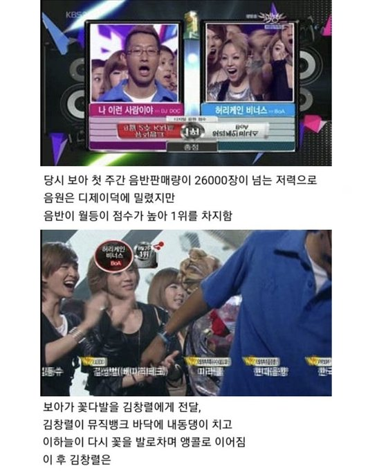 DJ DOC 보아 뮤직뱅크 레전드 사건ㄷㄷ