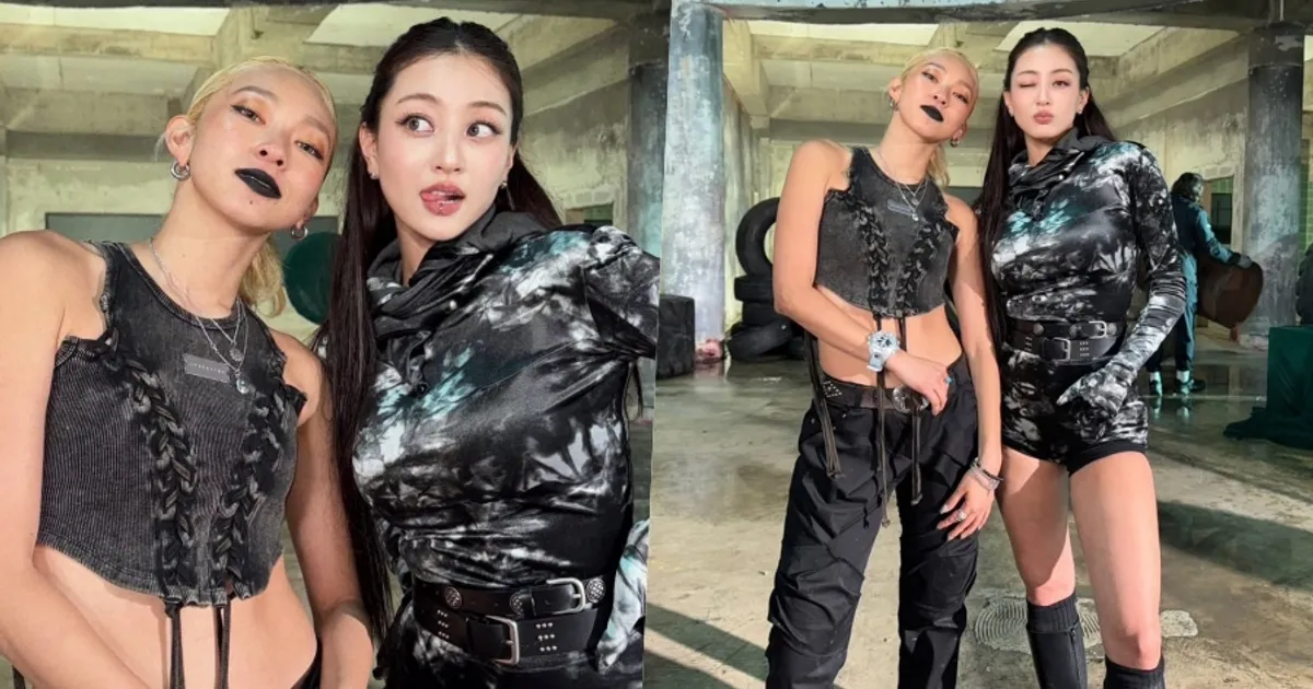 지효, 쿄카 선배 옆 마냥 귀여운 모먼트…못 숨기는 매력부자들