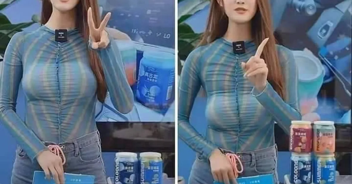 중국 홈쇼핑녀 가슴사고