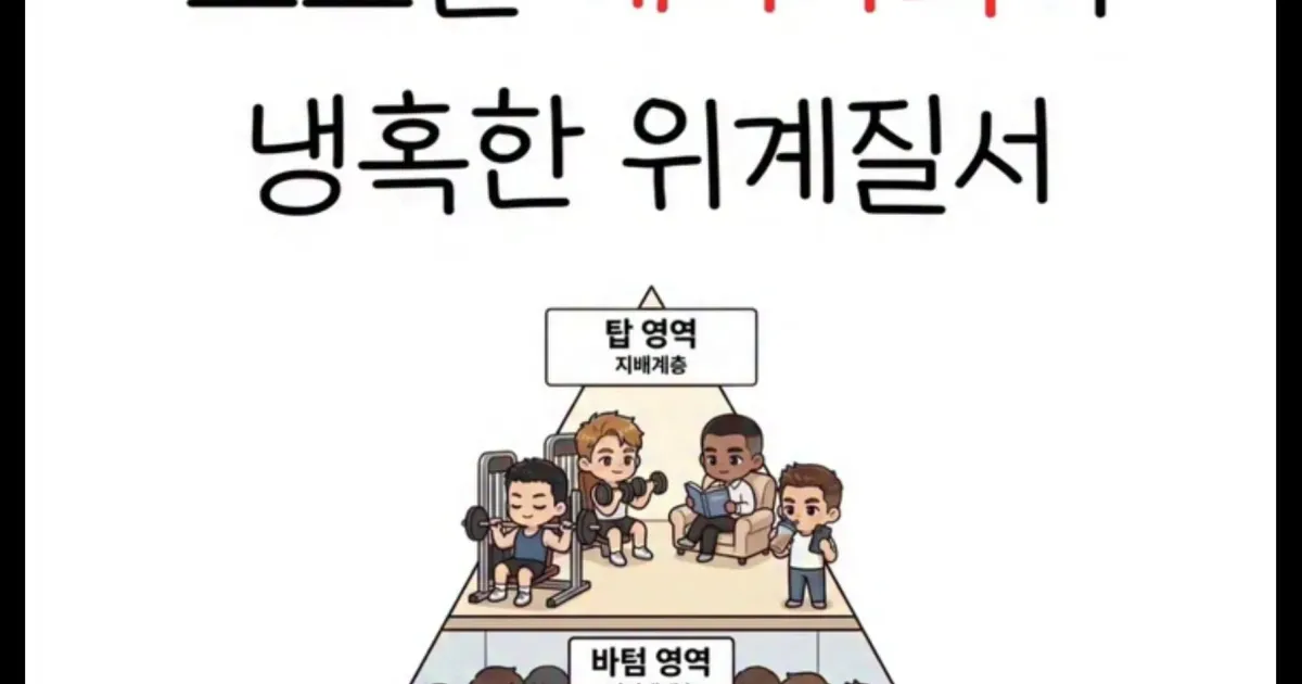 여자들은 절대 모르는 게이사회의 냉혹한 위계질서