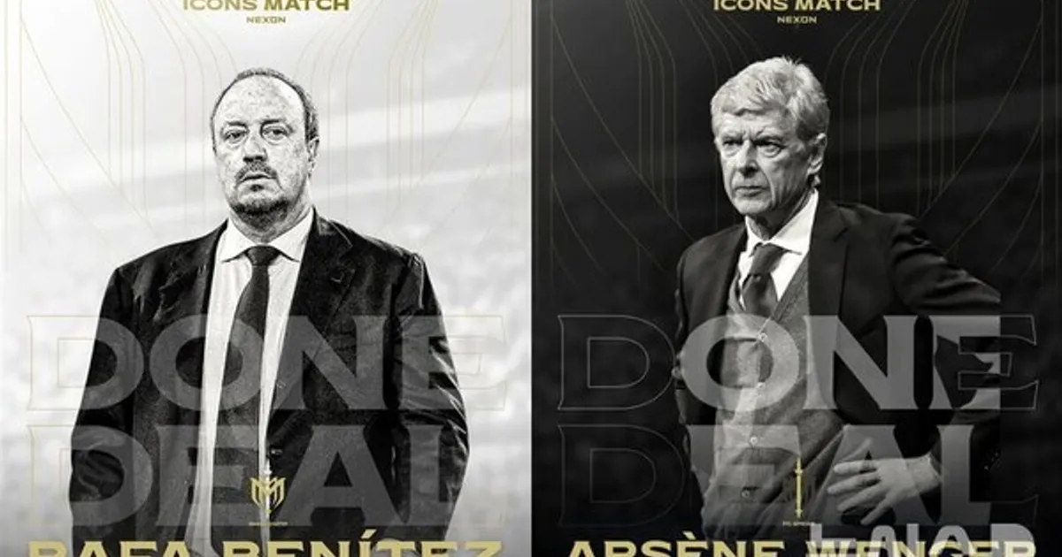 넥슨 아이콘매치, 벵거 vs 베니테즈 성사…오늘 선예매