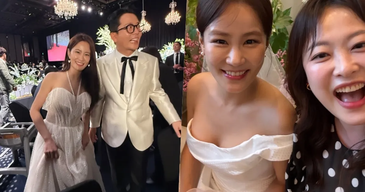 김준호♥김지민 결혼식, 이렇게 사랑 넘쳤네…'세젤예' 신부 포착