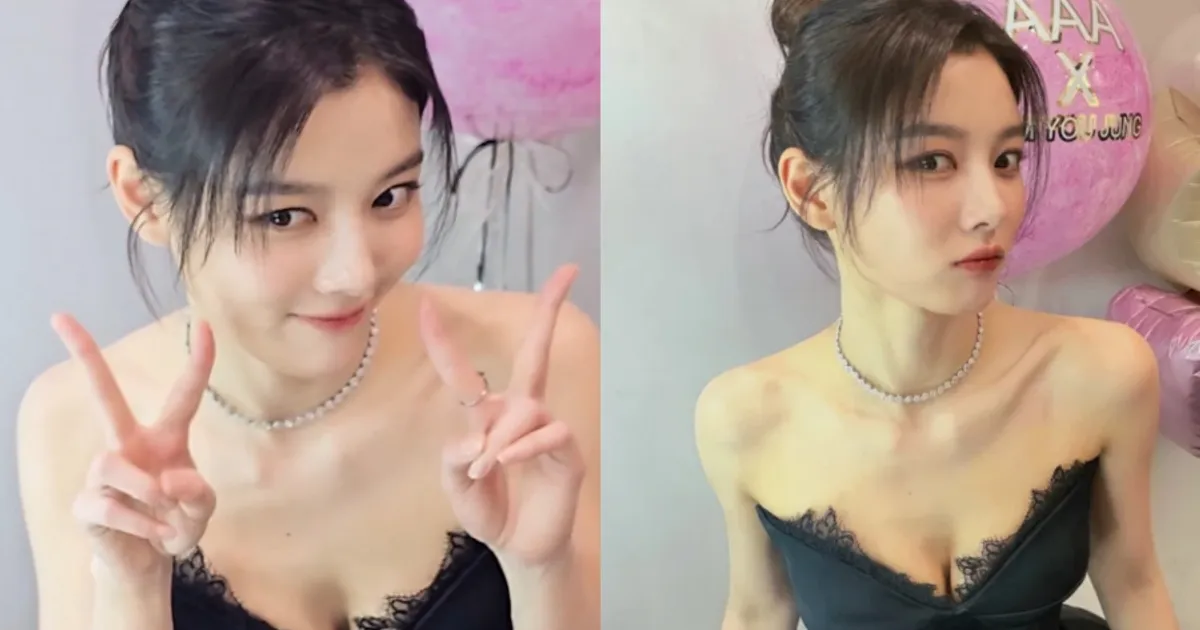 26살 김유정, 깡마른 줄 알았는데 반전 글래머…각도 탓 더 아찔해