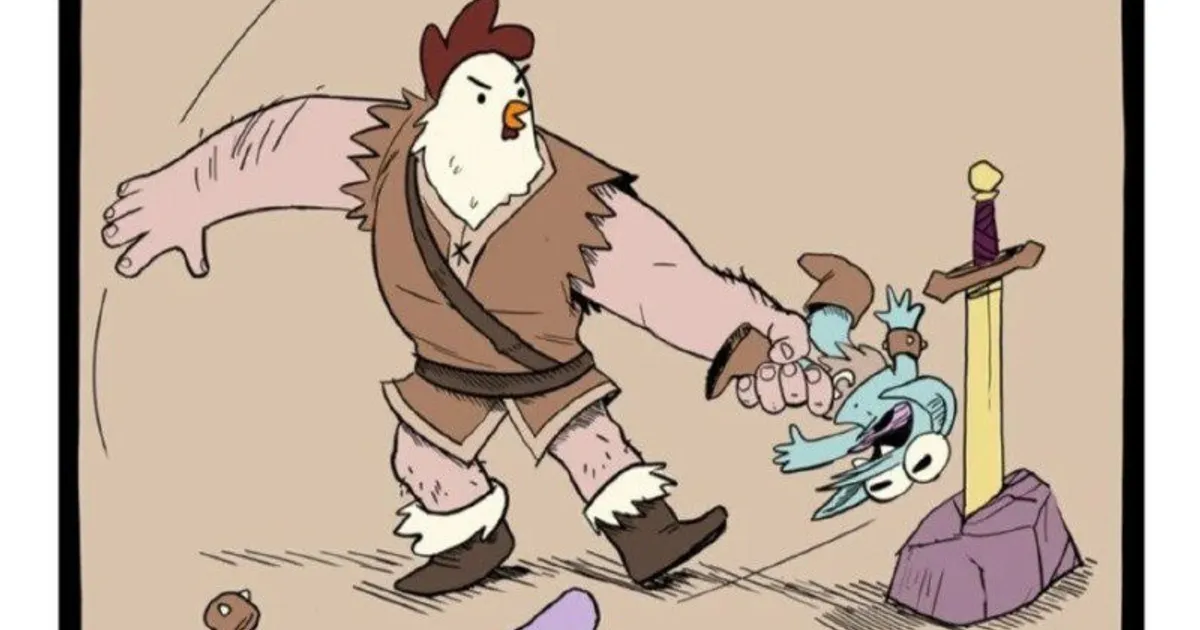 저주 받은 새대가리 용사.manhwa