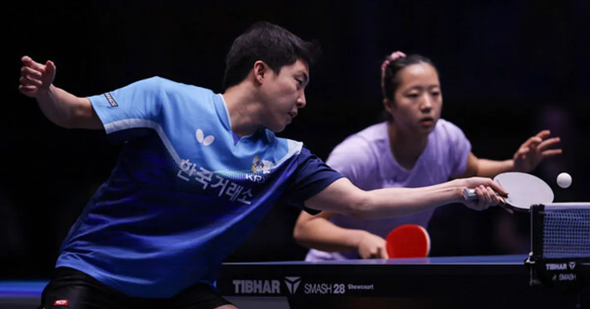 탁구 임종훈-신유빈, WTT 3연속 우승 좌절…결승서 중국에 패배