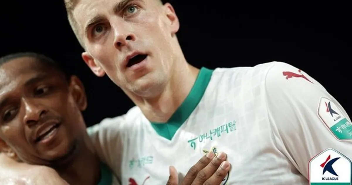 K리그1 2위 대전, 광주 원정서 무승부…김천은 안양 1-0 제압(종합)