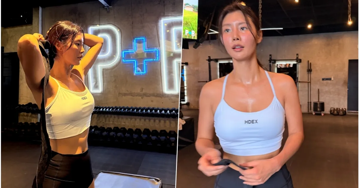 강소연, 땀에 젖은 복싱 여신…몸매 드러낸 과감한 착장에 넘쳐나는 건강美