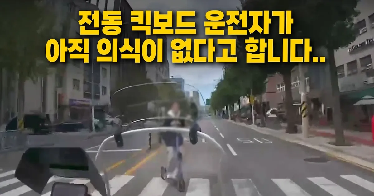 킥보드 없애라 길거리에 널부러져 있는 것도 꼴보기 싫다..gif