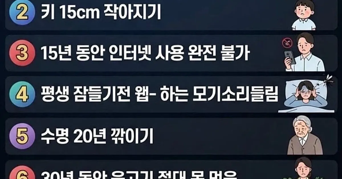 당장 통장에 500억 꽃아주는 대신 아래 대가를 2개를 지불해야 한다면?