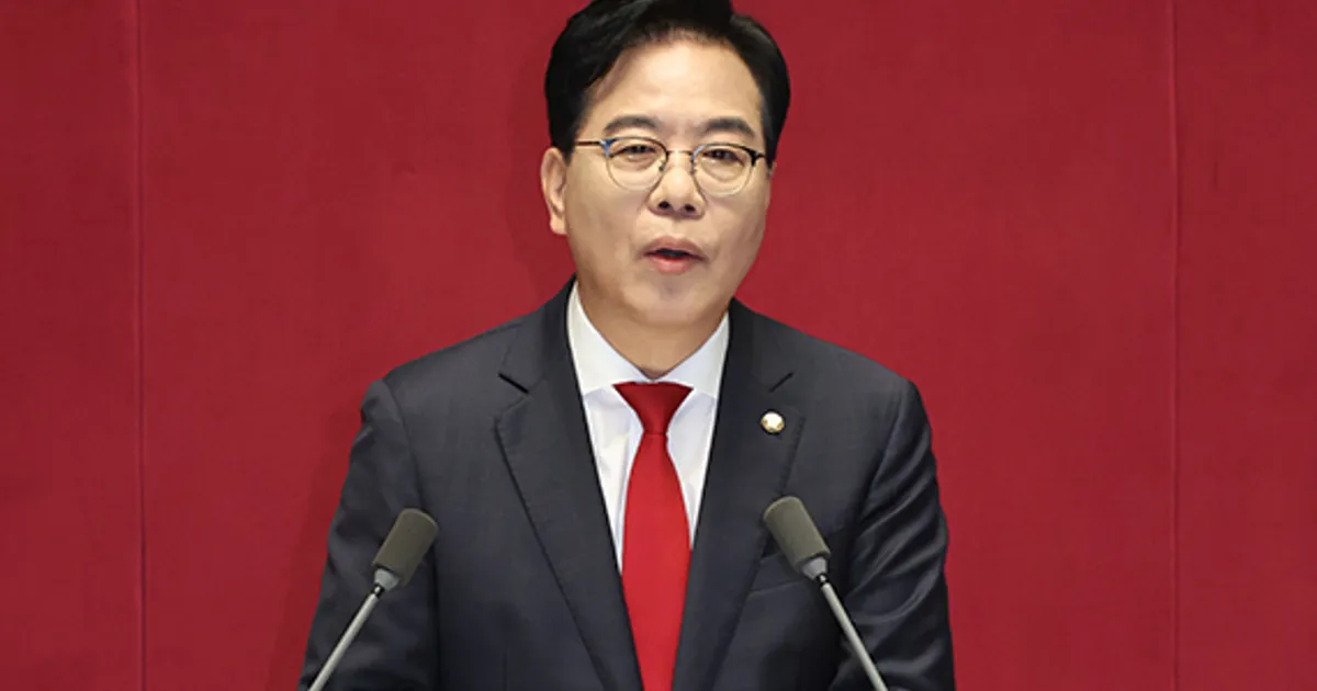 송언석"내란 정당 프레임 씌워 야당 파괴·보수 궤멸하려 해"