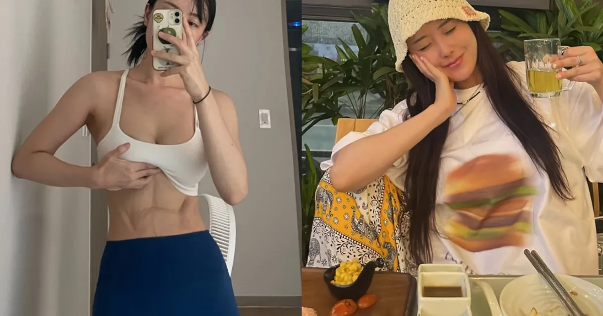 '딸셋맘' 이소라, 브라톱 명치까지 들어 올리고 몸매 자랑…비현실적 복근