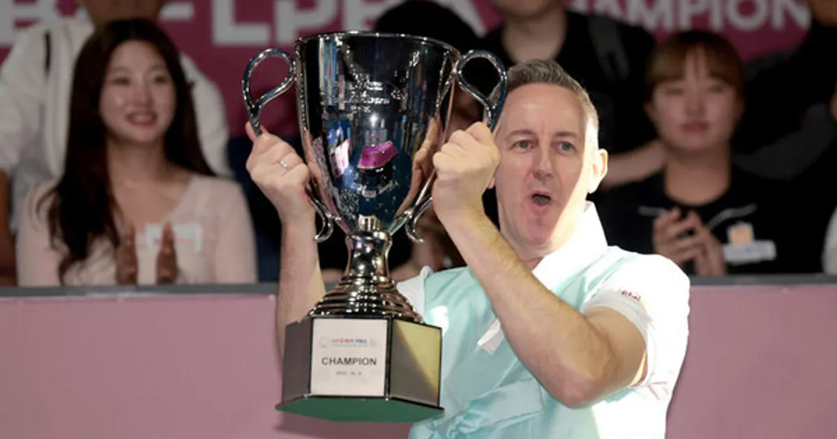 레펀스, 3년 10개월만에 프로당구 제패…통산 2번째 우승