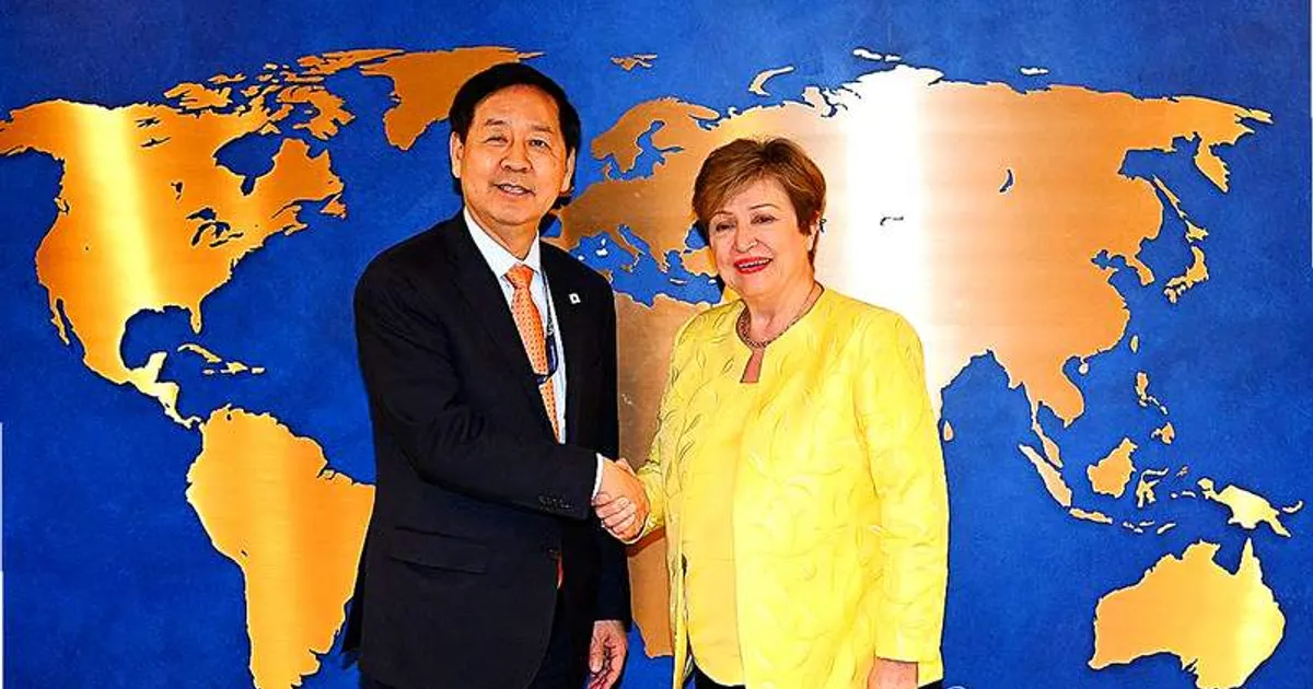 구윤철 만난 IMF 총재 "한국 재정 관련 최신 소식 (종합)