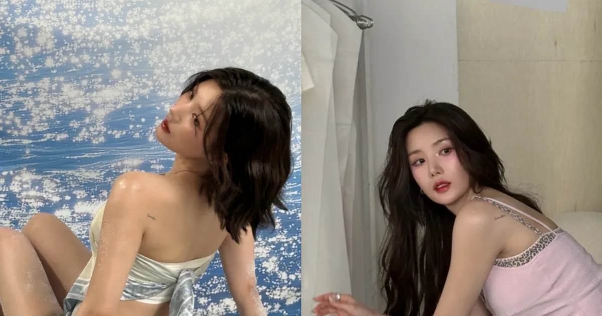 '워터밤 여신' 명성 어디 안 가네…권은비, 과감한 브라톱에 청순글래머 자태