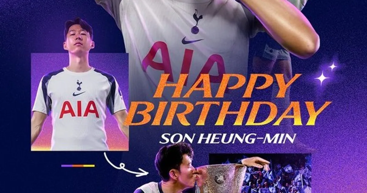 토트넘, '캡틴' 손흥민 33번째 생일 축하…향후 거취는 안갯속