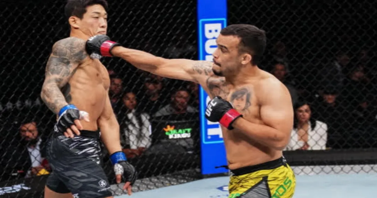 유주상, 2라운드 TKO 패배...체중 못 맞춘 산토스 적반하장 일침에 분노 폭팔