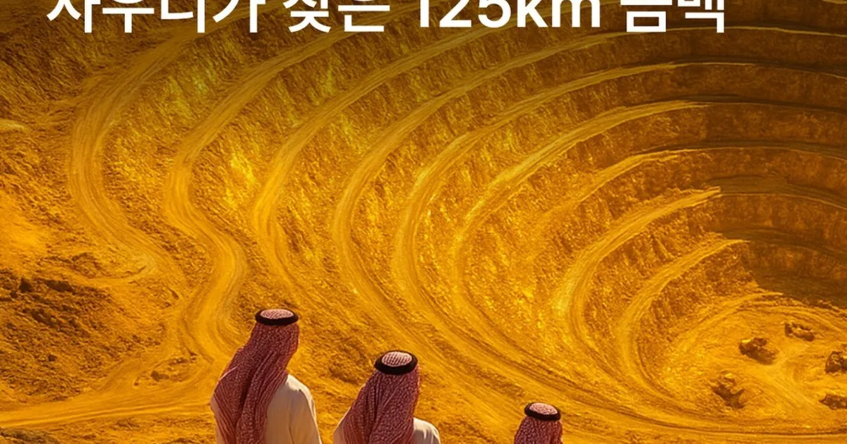 석유시대 끝났다, 사우디서 초대형 125km 황금 벨트 발견		,,