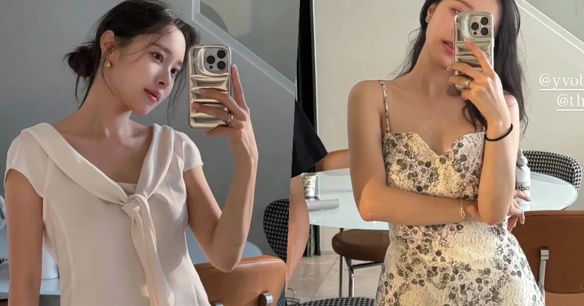 '암투병 고백' 이솔이, 여리여리한 어깨 라인에 심쿵…청순 섹시 원피스 자태