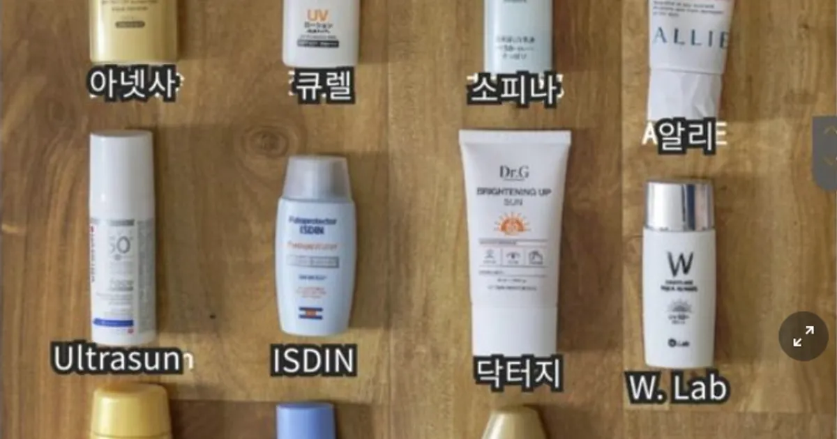 썬크림 19종 실험 결과