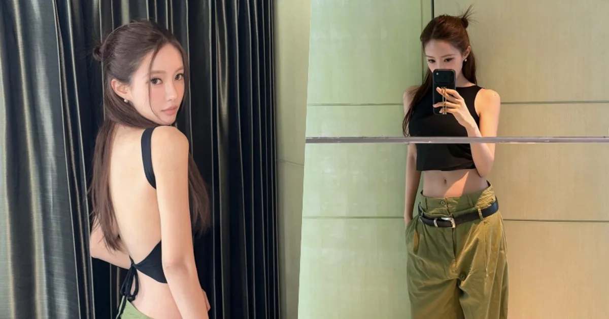 효민, 매끈한 등 라인 노출한 과감한 착장 "F/W 옷 꺼내 입을 새도 없이"