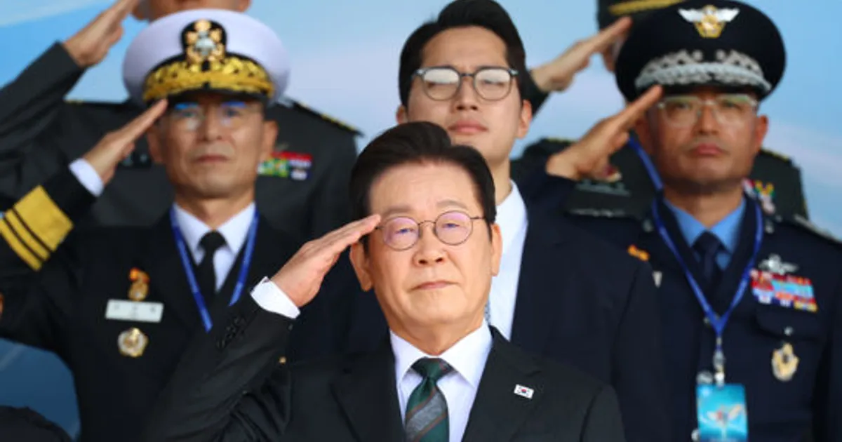 李대통령, "대한민국 세계 5위 군사강국…국방력 의문 필요 없어"