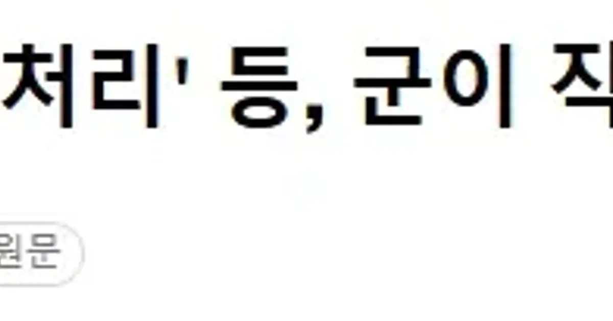 드디어 시행될 예정인 예비군법