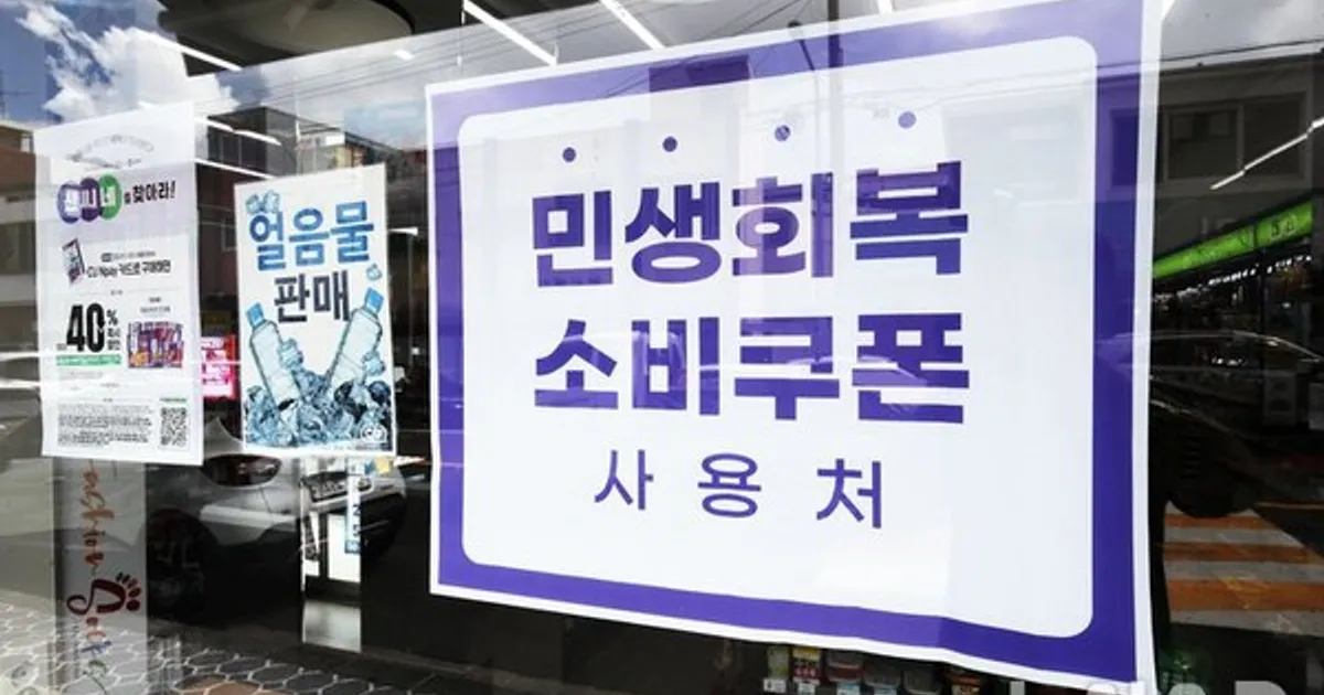 민생회복 소비쿠폰 첫 날, 접속 '폭주'…오늘 출생년 끝자리 1·6 신청