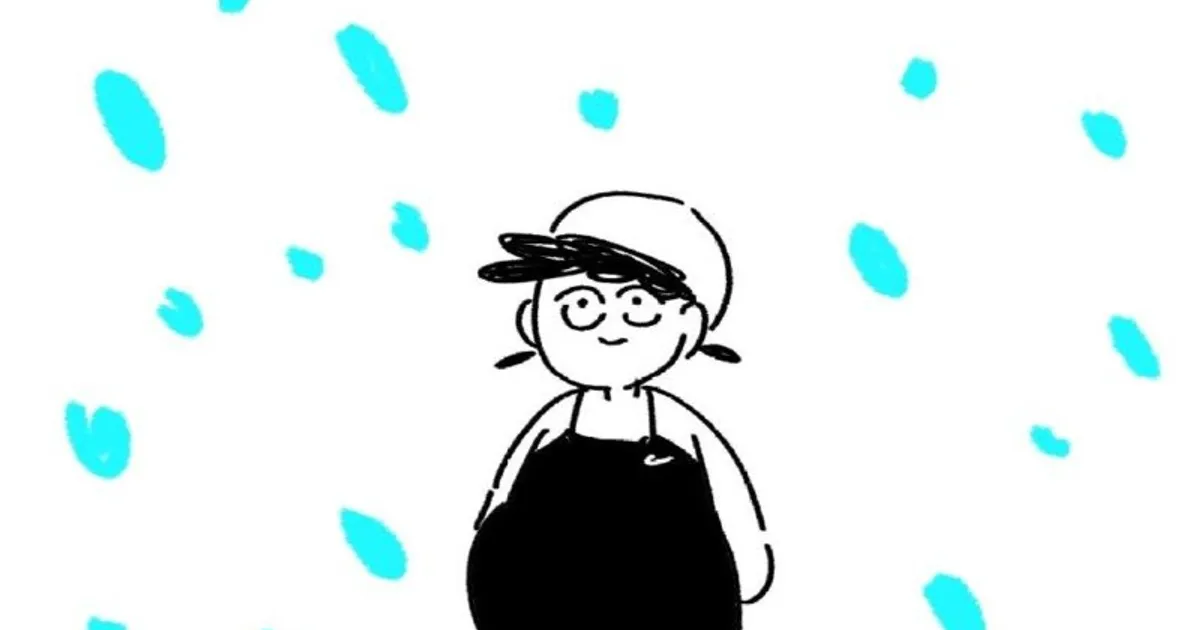 어느 임산부가 수영을 그만두는.Manhwa