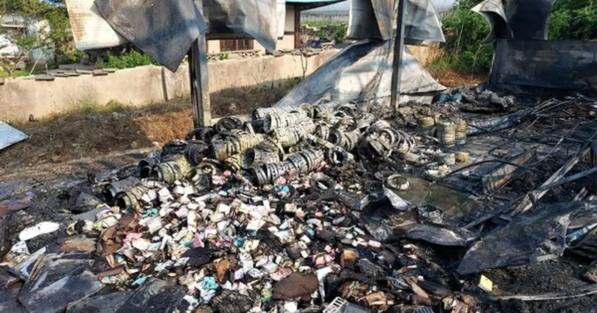 익산 쇼핑몰 물품보관창고 화재…1억5290만원 재산피해