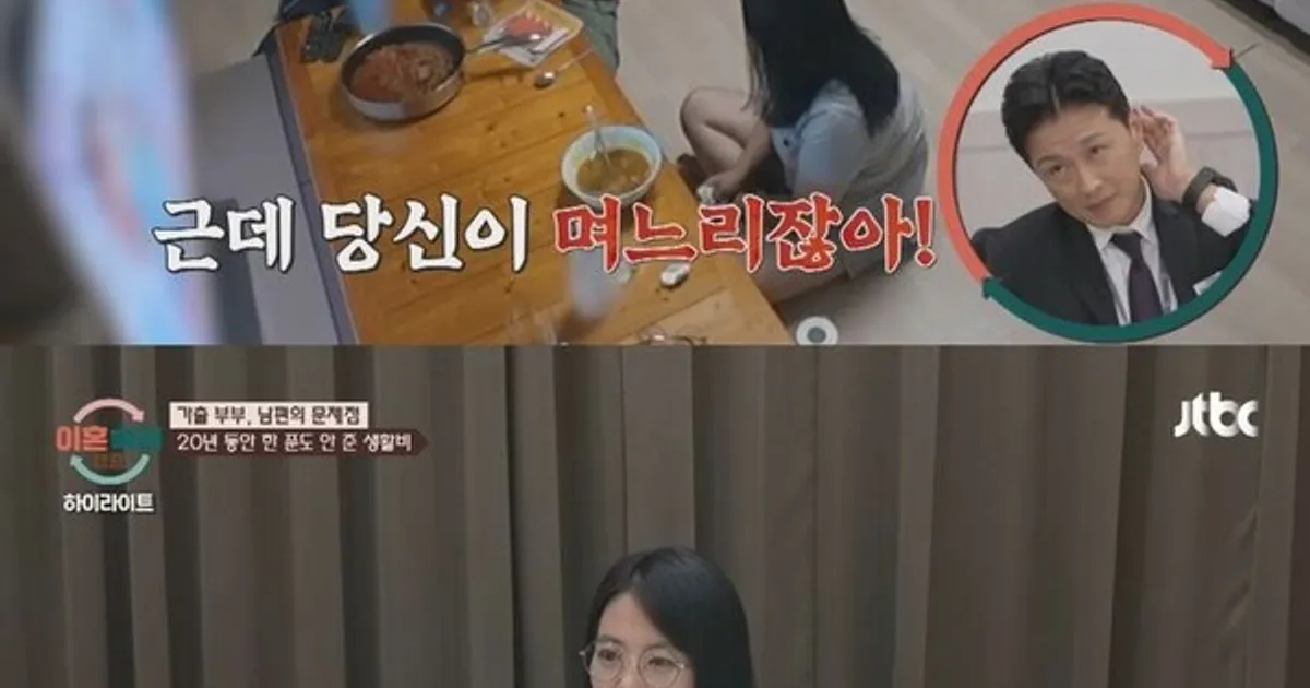 20년간 생활비 안 준 가부장적 男 "방황해서…"